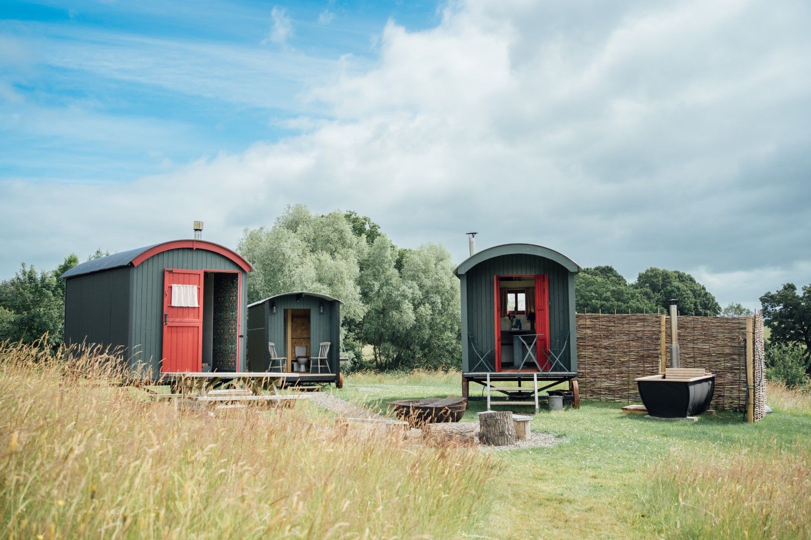 shepherd's huts