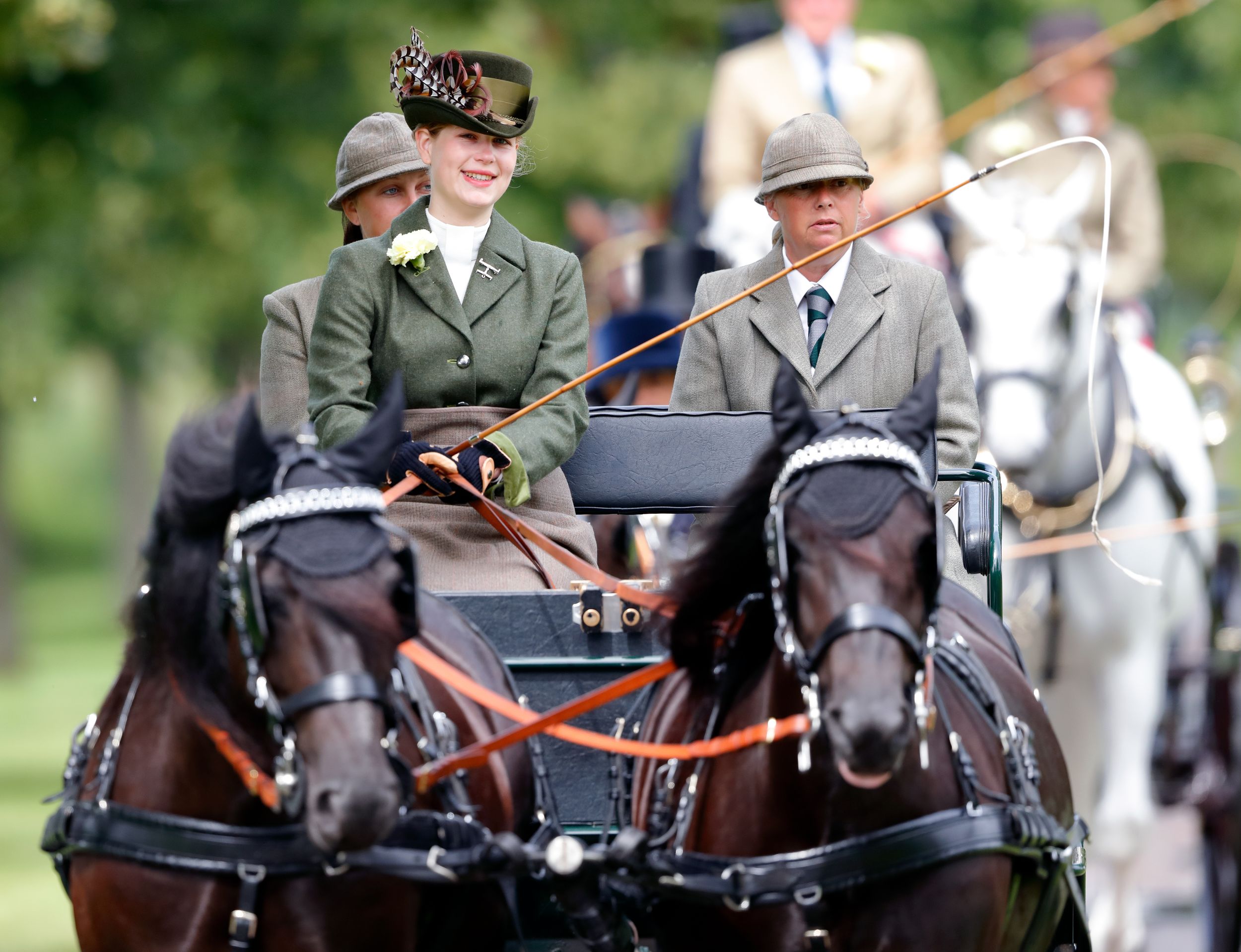Lady Louise Windsor pictured at the Royal Windsor Horse Show in 2021