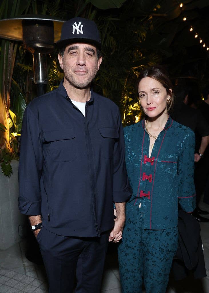 Bobby Cannavale and Rose Byrne attend the CAA pre-Oscar party at Living Room on March 13, 2026 in Los Angeles, California.  (Photo by Randy Shropshire/Getty Images for Creative Artists Agency, LLC)