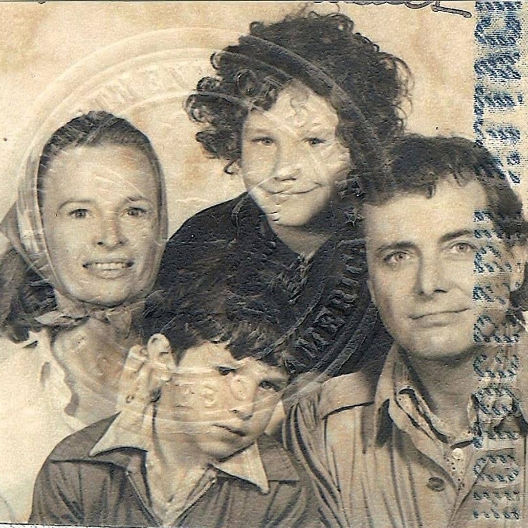 William Daniels and Bonnie Bartlett with their sons Michael and Robert in a throwback photo shared on Instagram