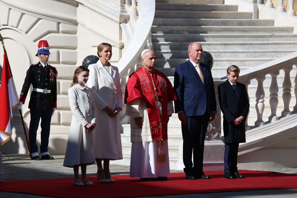 Prince Jacques and Princess Gabriella take center stage during Pope Leo XIV’s historic visit to Monaco