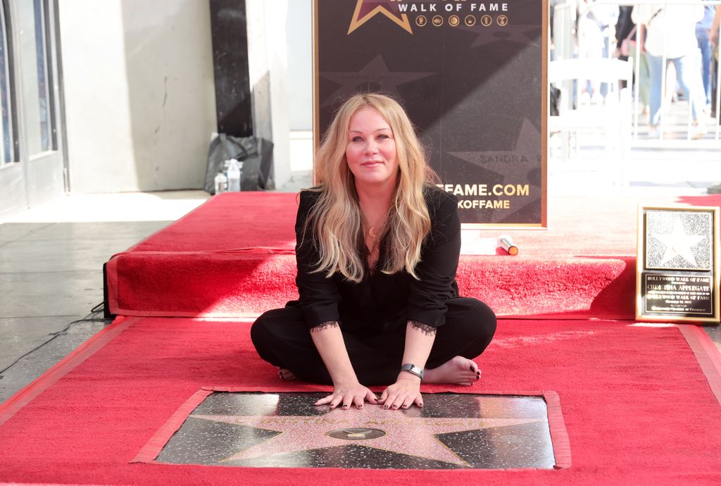 Christina Applegate receives a star on the Hollywood Walk Of Fame on November 14, 2022 