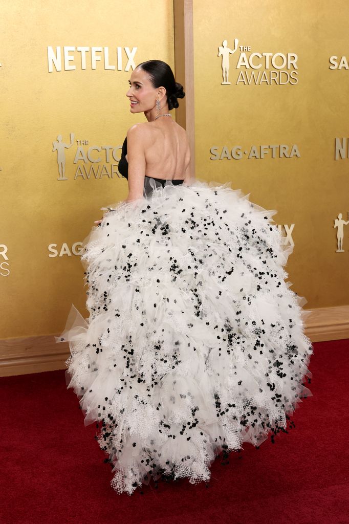 Demi's outfit was a real standout 