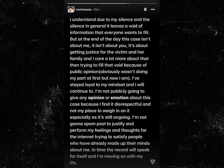 neo langston statement insta 3