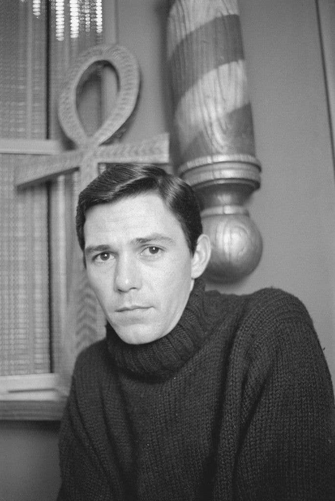 jay sebring black and white photo