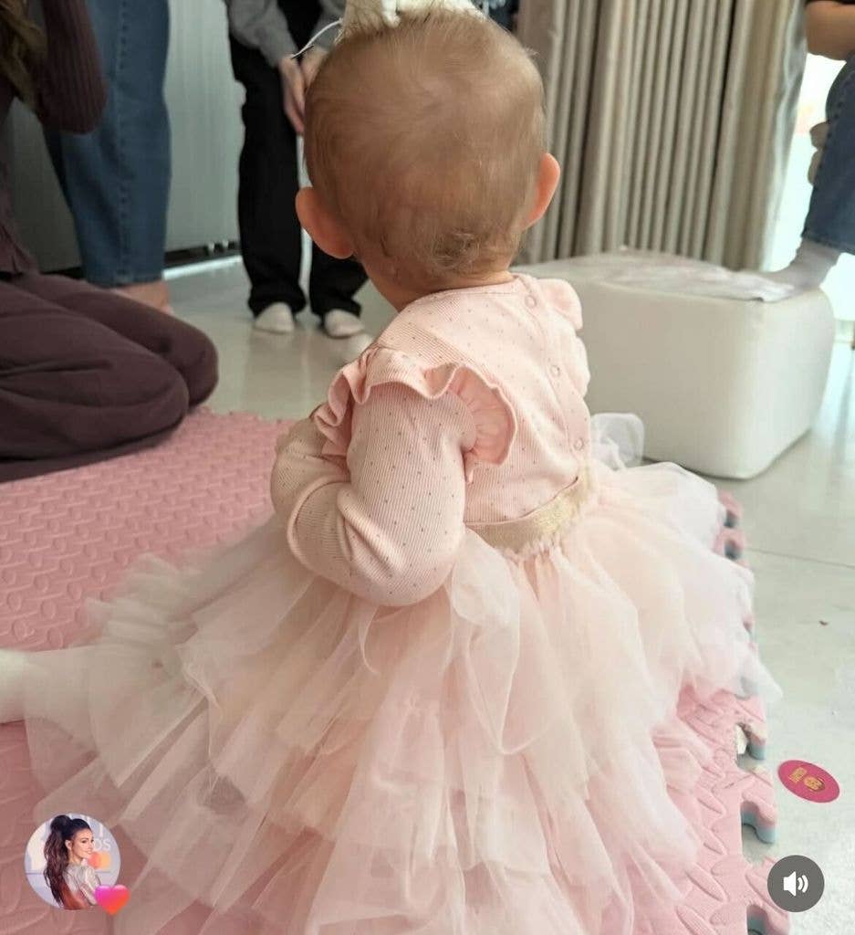 Palma looked adorable in her tutu dress