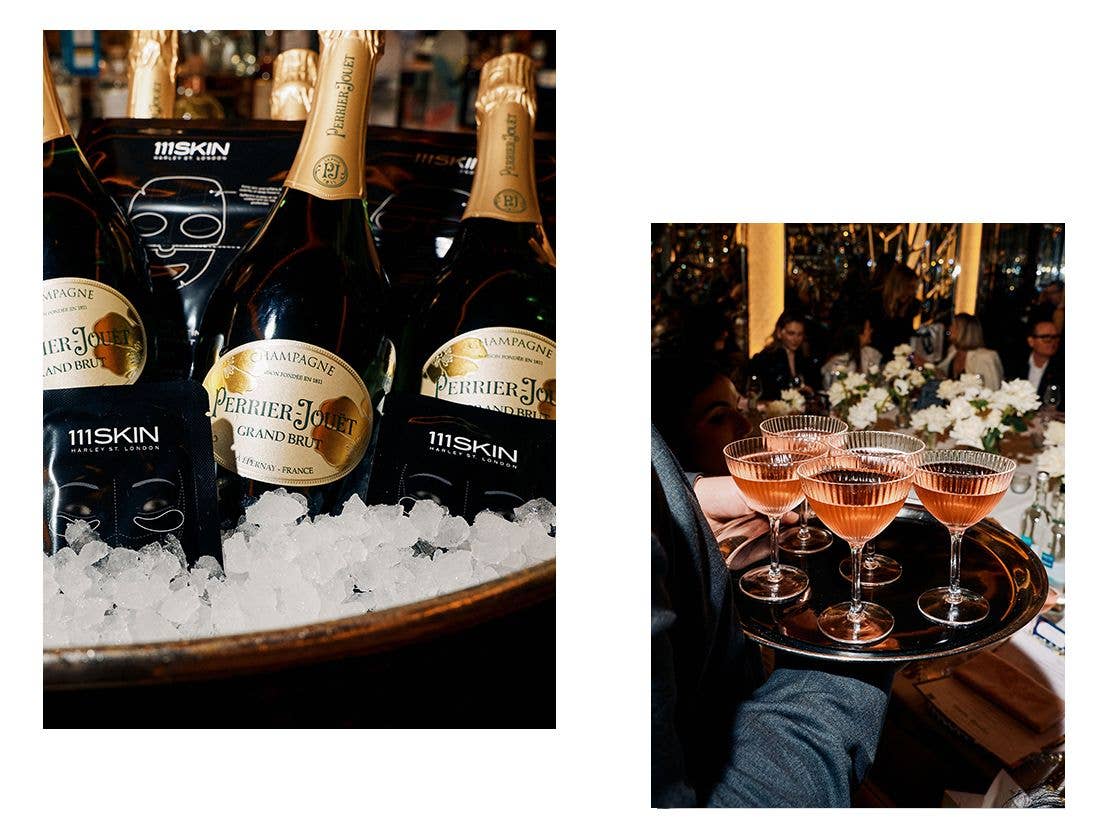Perrier Jouët Celebrates The Diamond Garden at Brasserie of Light with 111SKIN