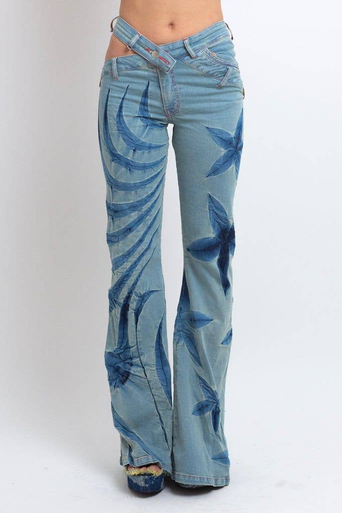 50/50 Bias-Cut Jeans