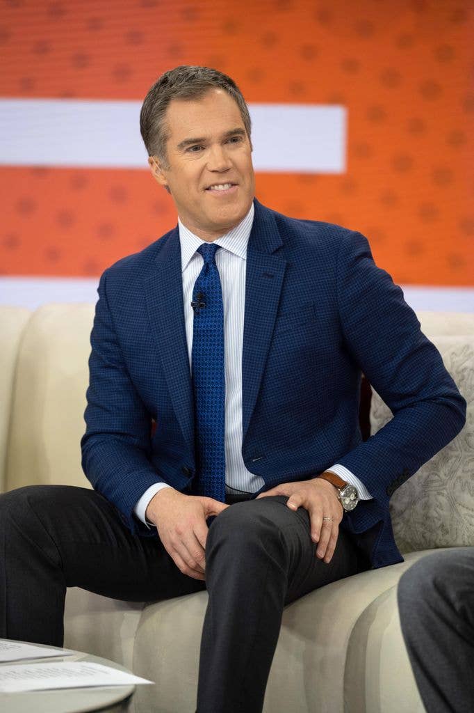 Peter Alexander in navy suit