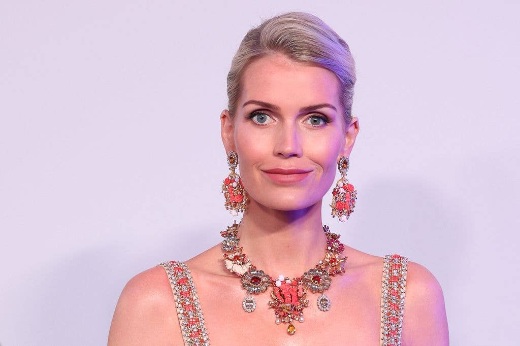 Kitty's jewellery was eye-catching