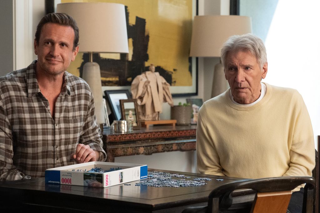 Harrison Ford and Jason Segel in season three of Shrinking