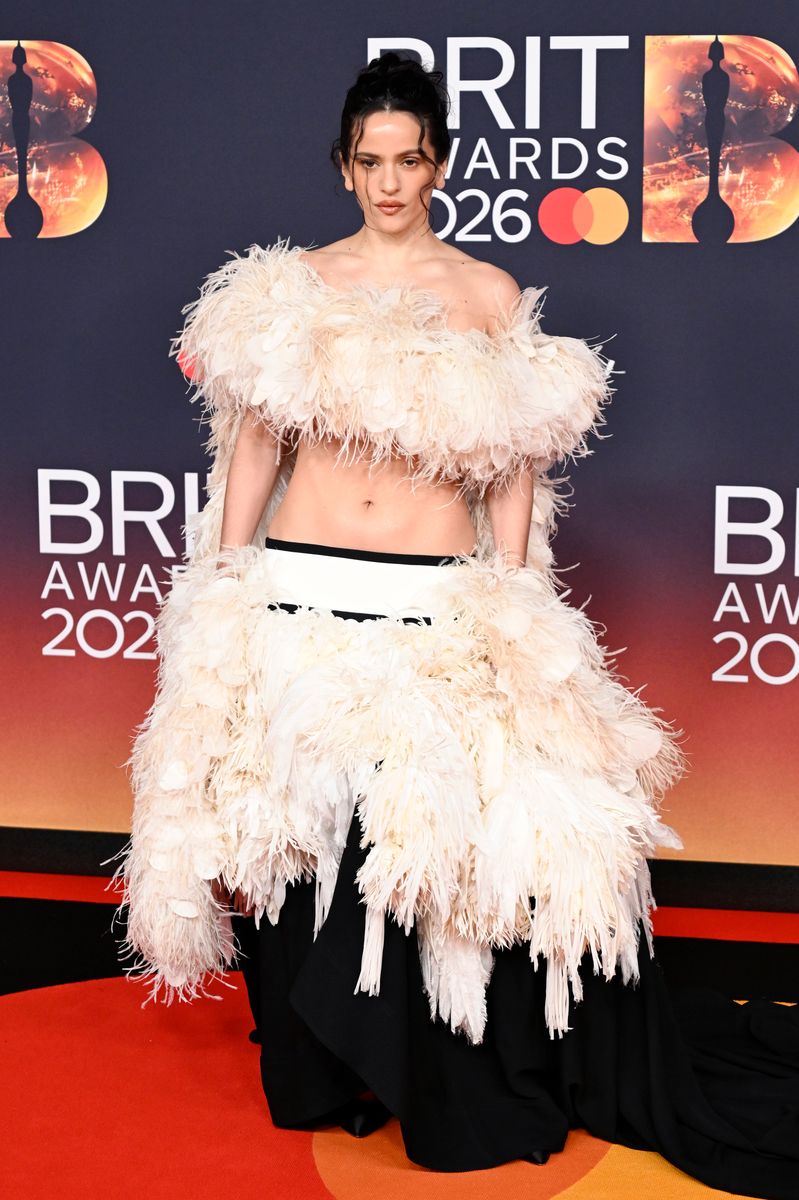 Rosalía Wears Custom Chanel by Matthieu Blazy on the BRIT Awards Red Carpet