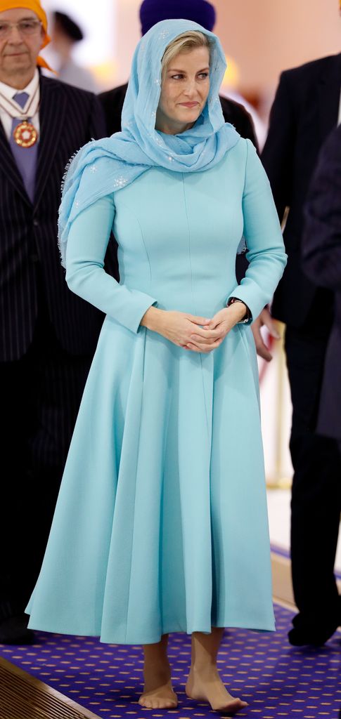Duchess Sophie visits the Sri Guru Singh Sabha Southall Gurdwara 
