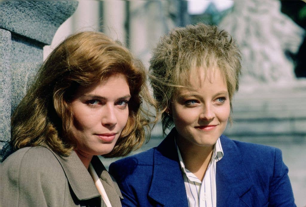 Kelly with Jodie Foster in The Accused
