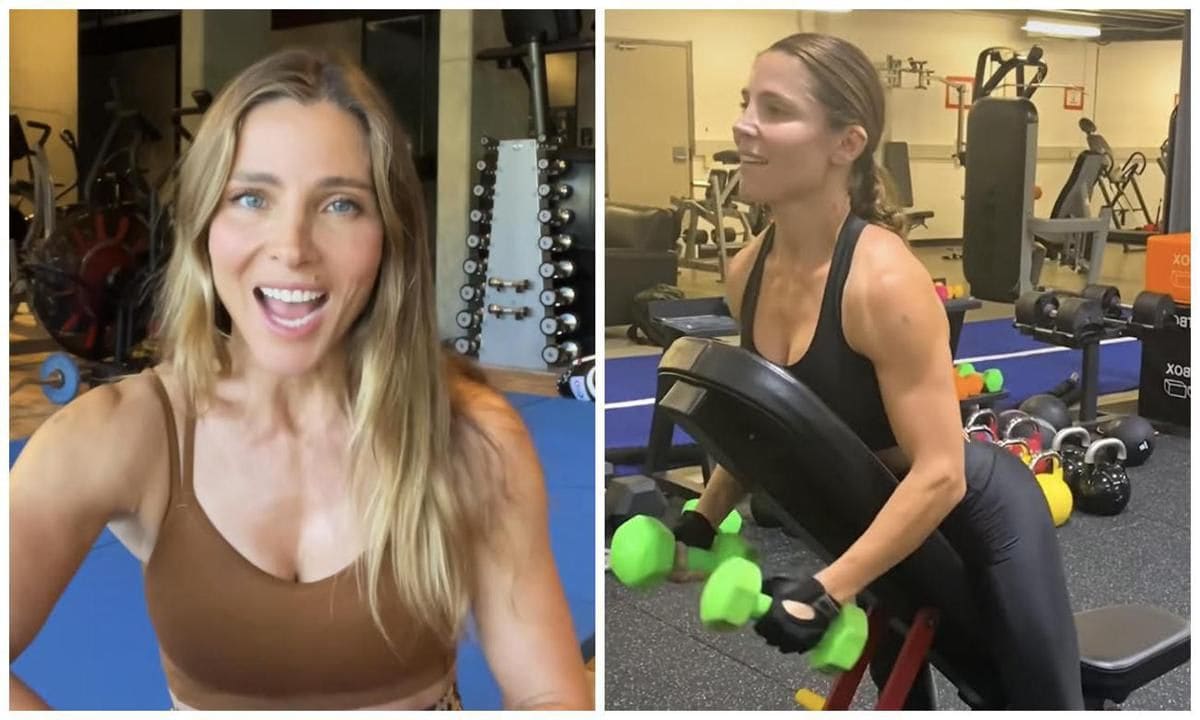 Elsa Pataky says her toned body is thanks to Chris Hemsworth's workout app