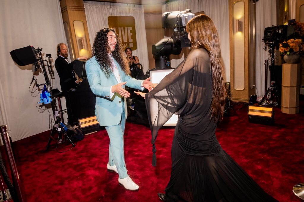 Cole films at most red carpets