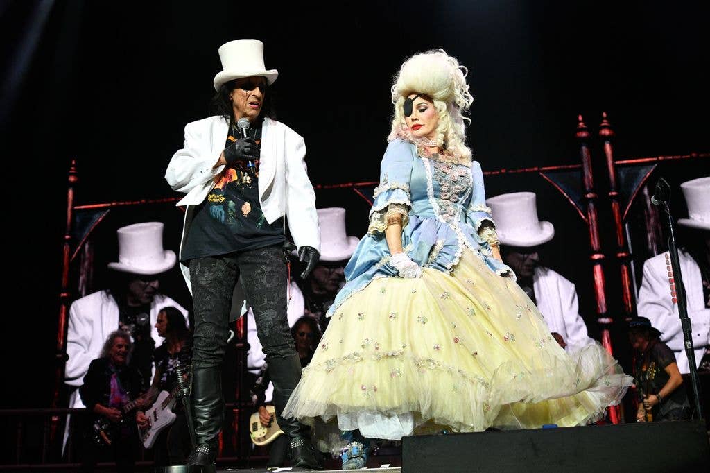 Sheryl performs on stage with Alice during a concert at The O2 Arena on July 25, 2025 in London, England