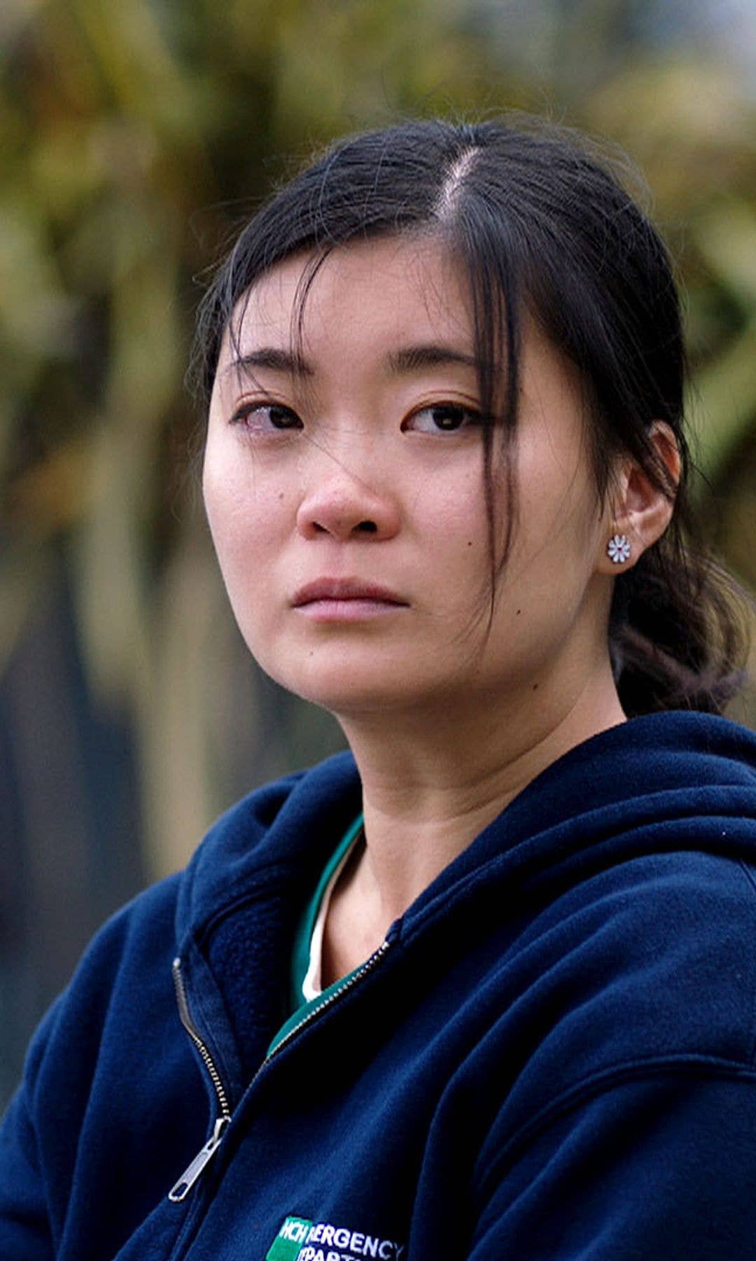 Jasmine Bayes in a still image from Casualty