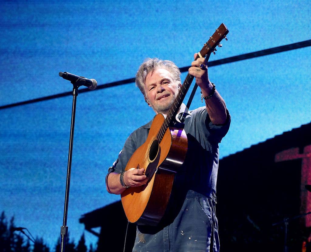 John Mellencamp performs in concert during Farm Aid at Ruoff Home Mortgage Music Center on September 23, 2023 in Noblesville, Indiana.