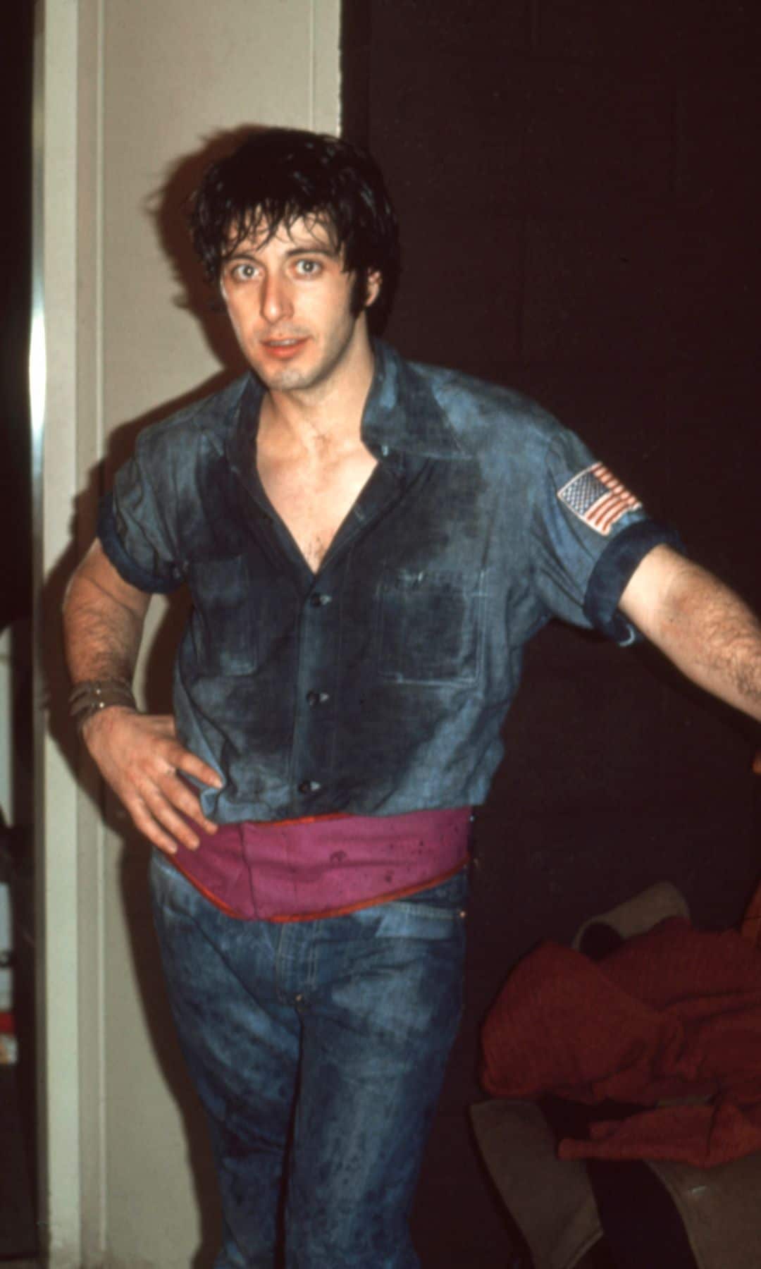 Al Pacino in the 1971 Broadway production of 'The Basic Training of Pavlo Hummel'.