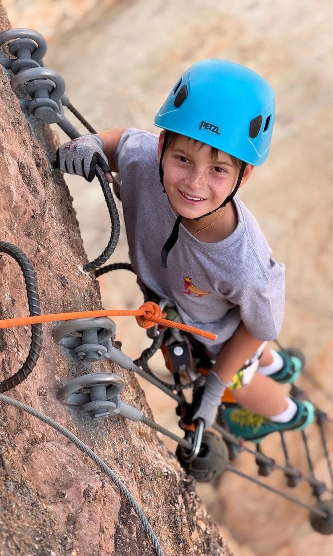 Theo recently celebrated his 10th birthday, having a football-themed party