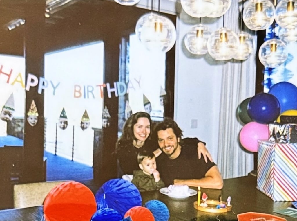Photo shared by Luke Grimes' wife Bianca featuring their son Rigel 