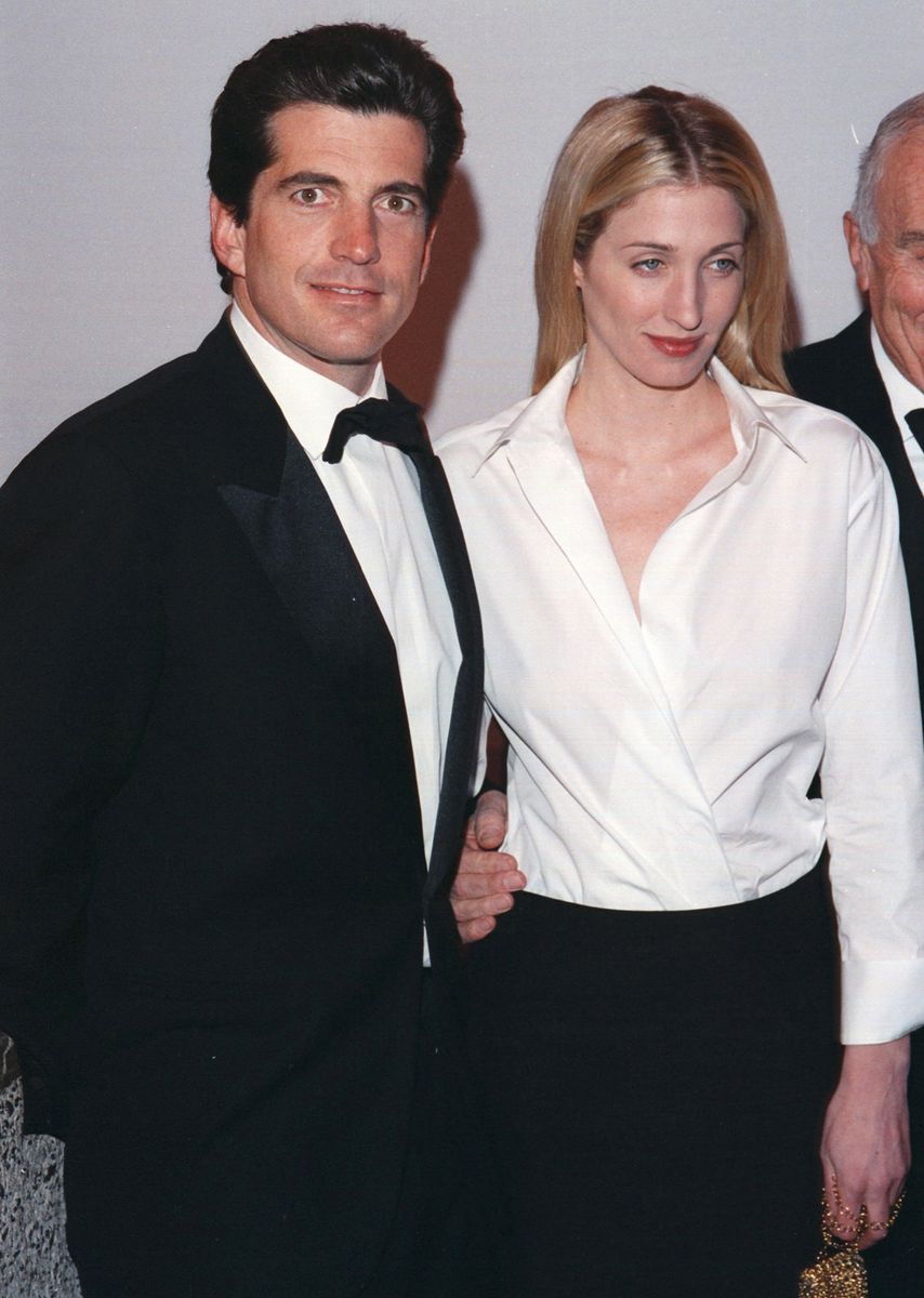 John F. Kennedy jr. & Carolyn Bessette at the "Bright Night Whitney" Annual Fundraising Gala 