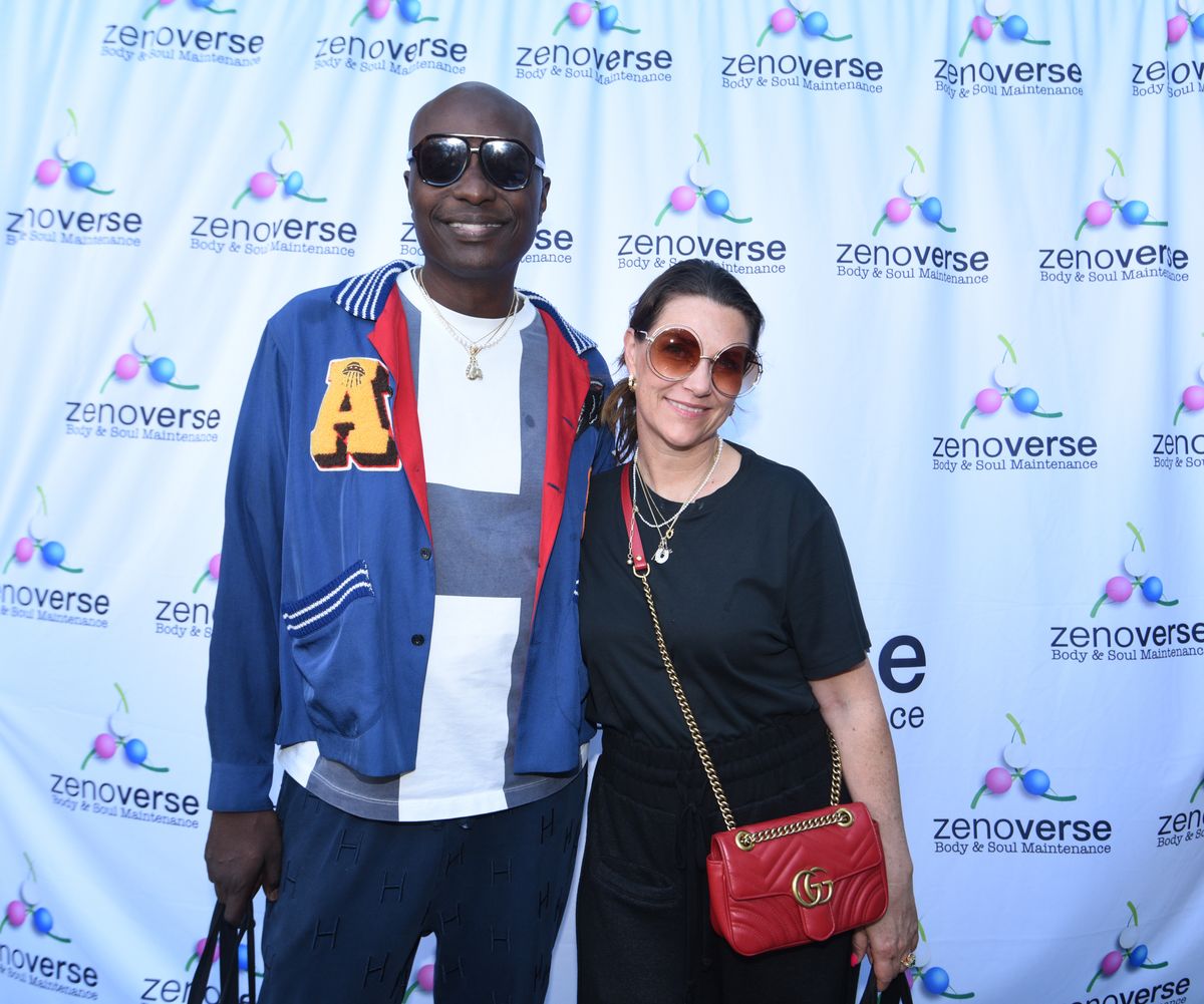 Shaman Durek and Princess MÃ¤rtha Louise of Norway in Beverly Hills, California