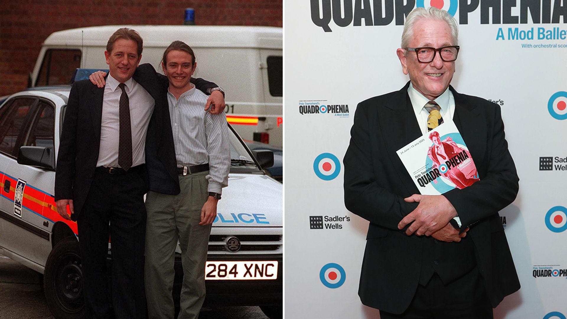 Split image of Mark Wingett