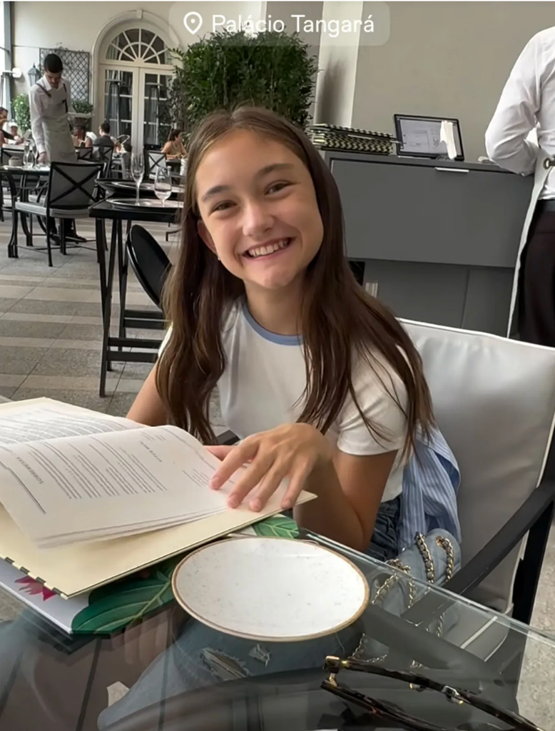 Photo shared by Jorginho of his stepdaughter Ada Law, Catherine Harding's daughter with Jude Law