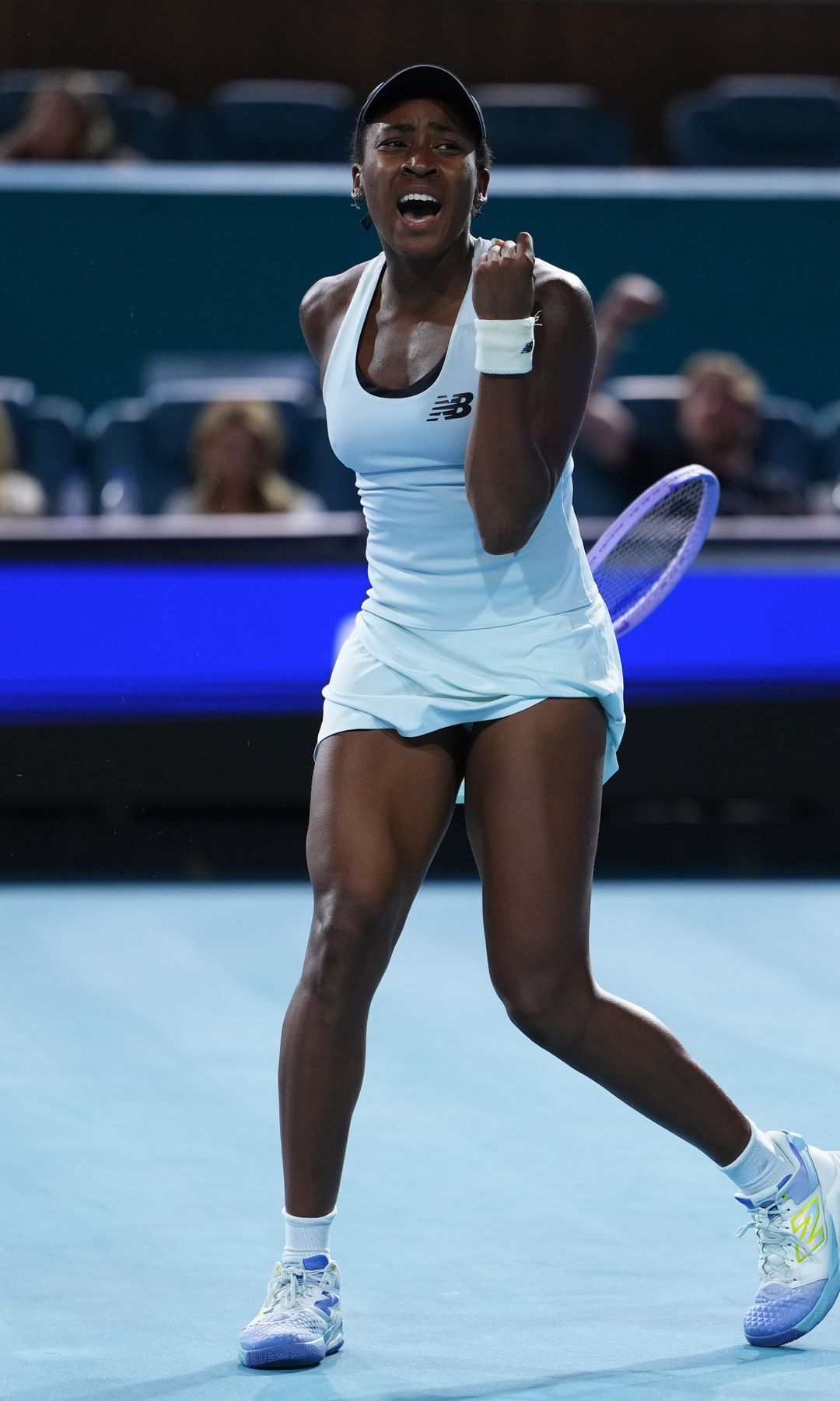 Gauff celebrated her run at the Miami Open