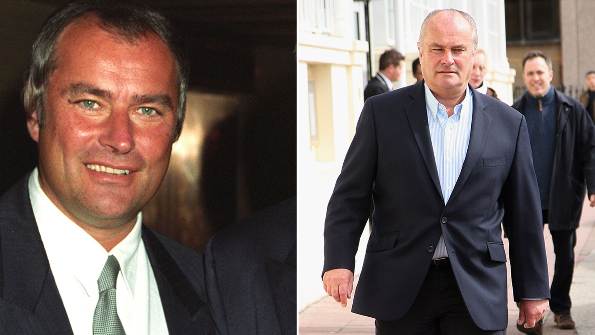 Split image of Christopher Ellison