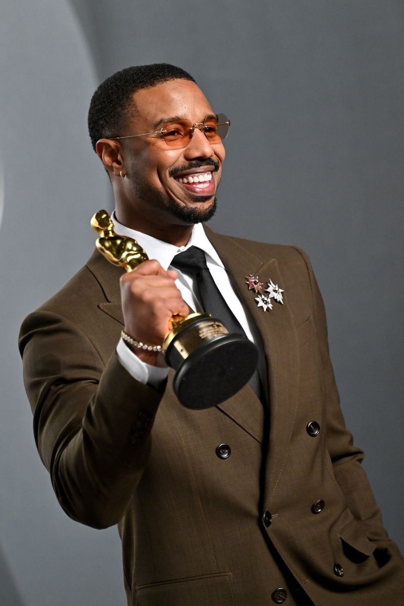Michael B. Jordan attends the 2026 Vanity Fair Oscar Party hosted by Mark Guiducci.