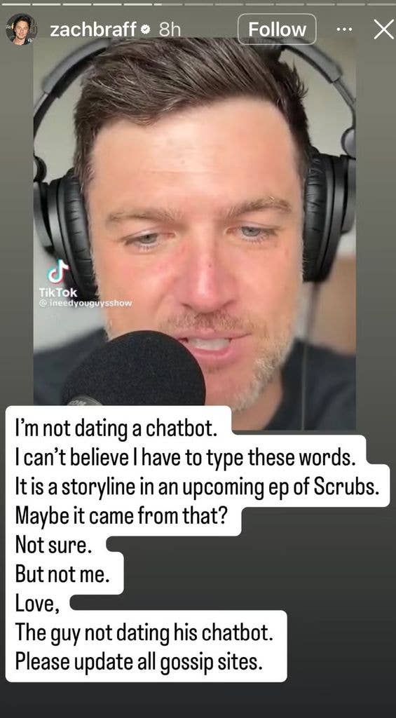 Zach Braff cleared his name