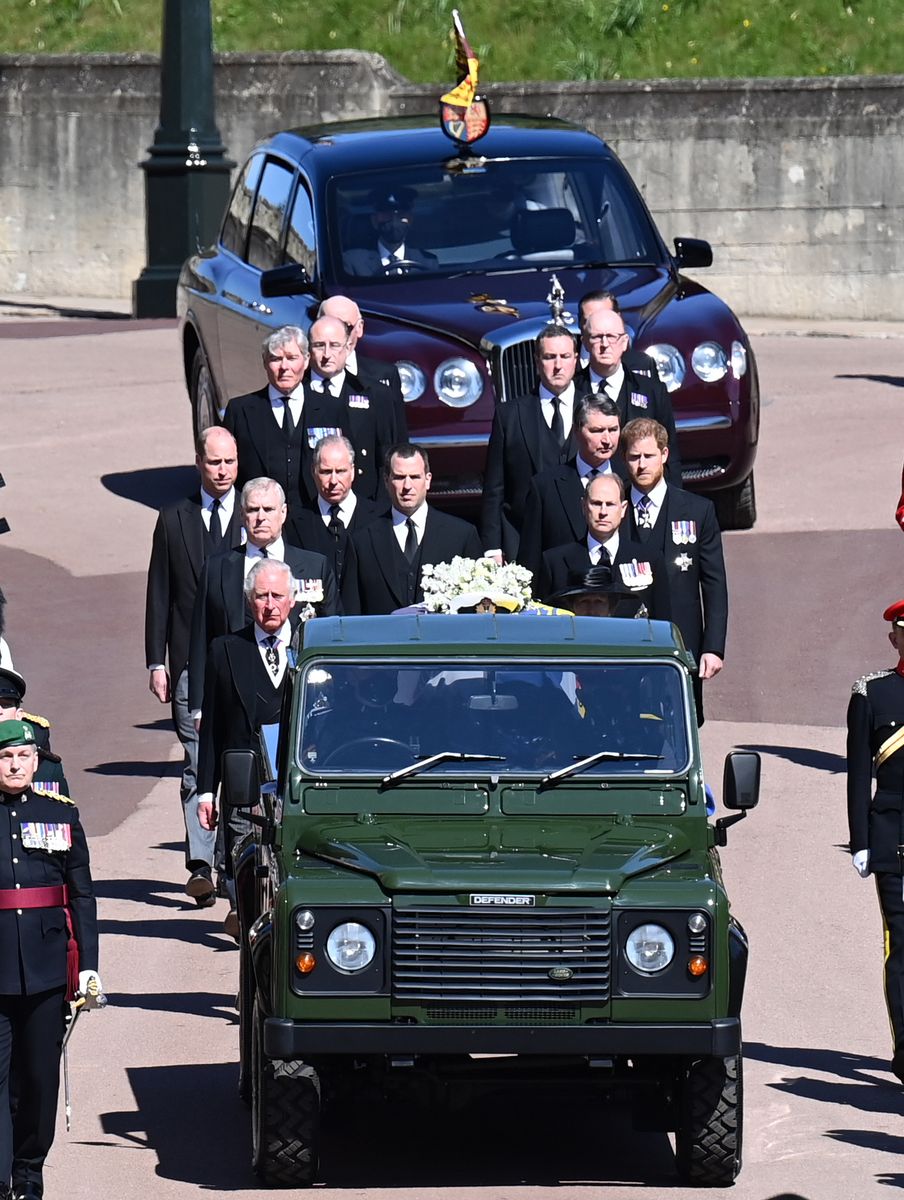17 April 2021...The funeral of Prince Philip, the Duke of Edinburgh, was held at Windsor Castle, Windsor, UK.