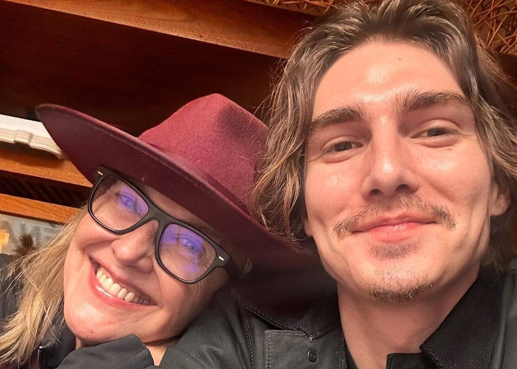photo of brenda strong and zak henri smiling