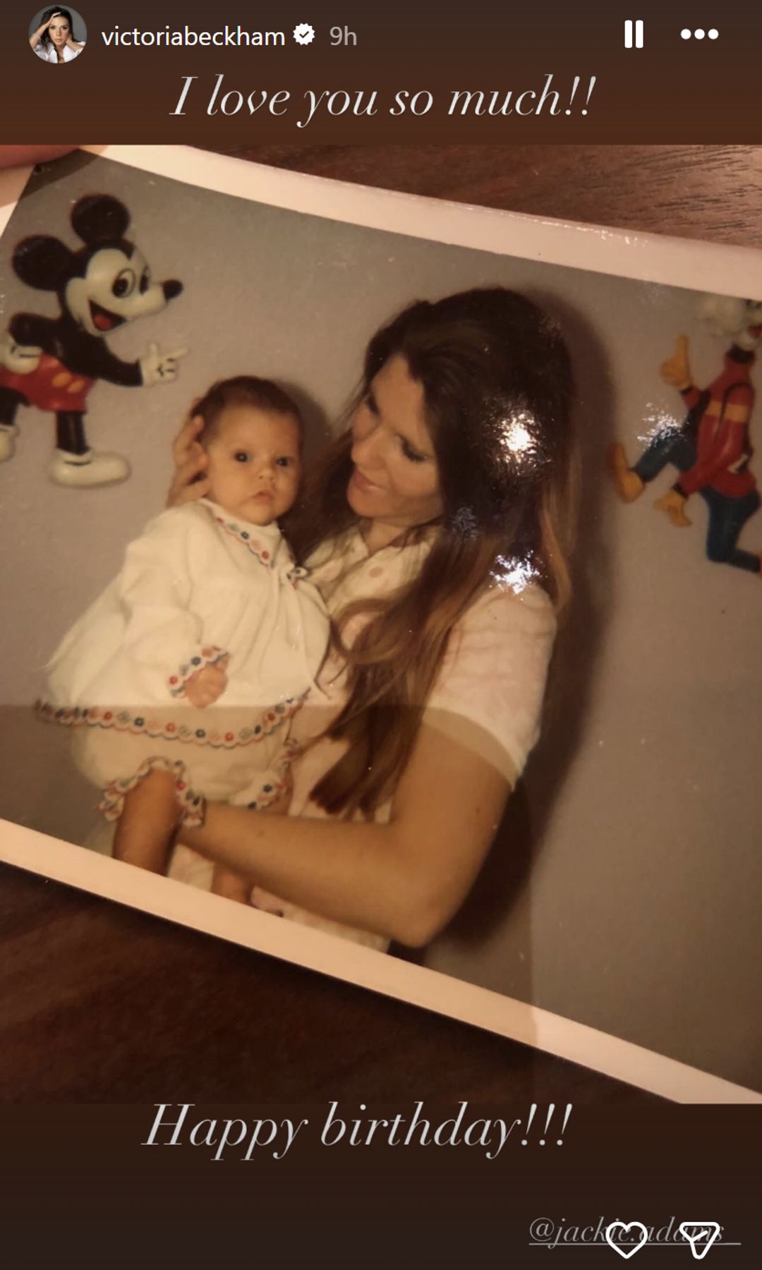 Victoria often discusses her mother