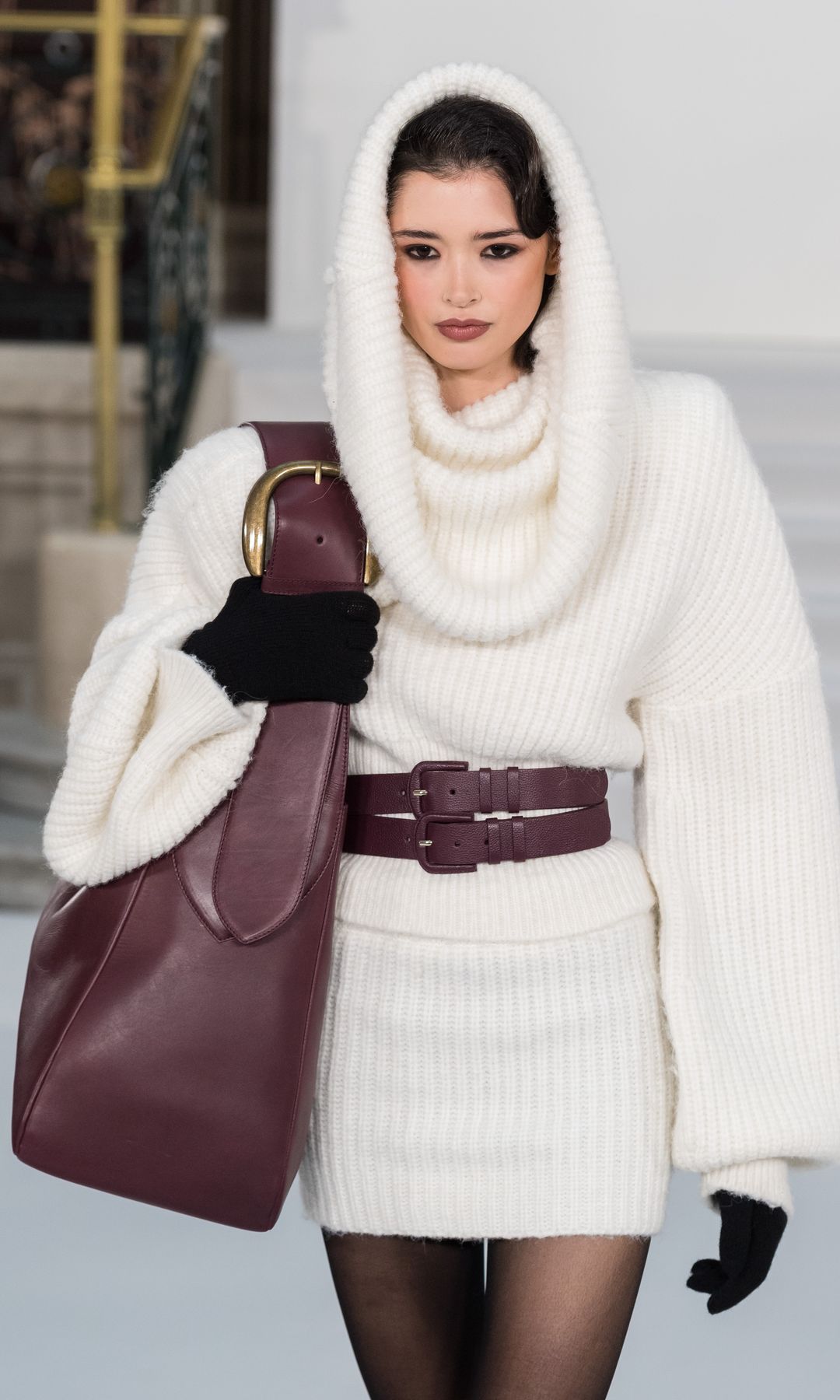 A model walks the runway during Paul Costelloe Autumn/ Winter 2026 show at London Fashion Week in London, United Kingdom on February 19, 2026. (Photo by Wiktor Szymanowicz/Anadolu via Getty Images)