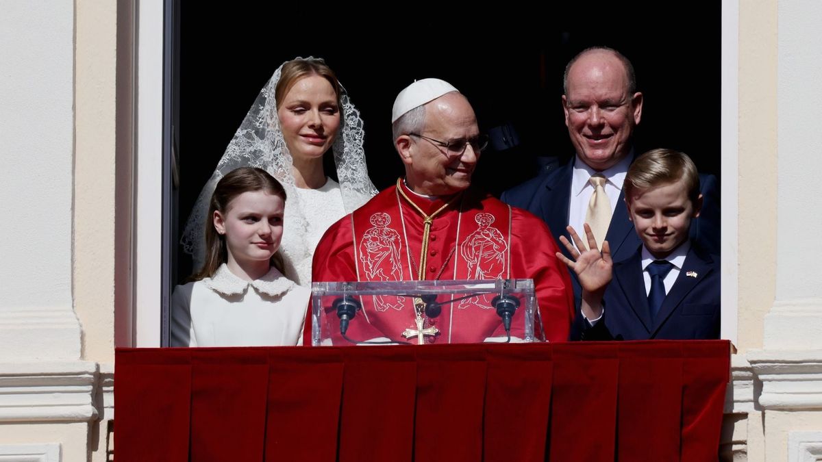 Prince Jacques and Princess Gabriella take center stage during Pope Leo XIV’s historic visit to Monaco