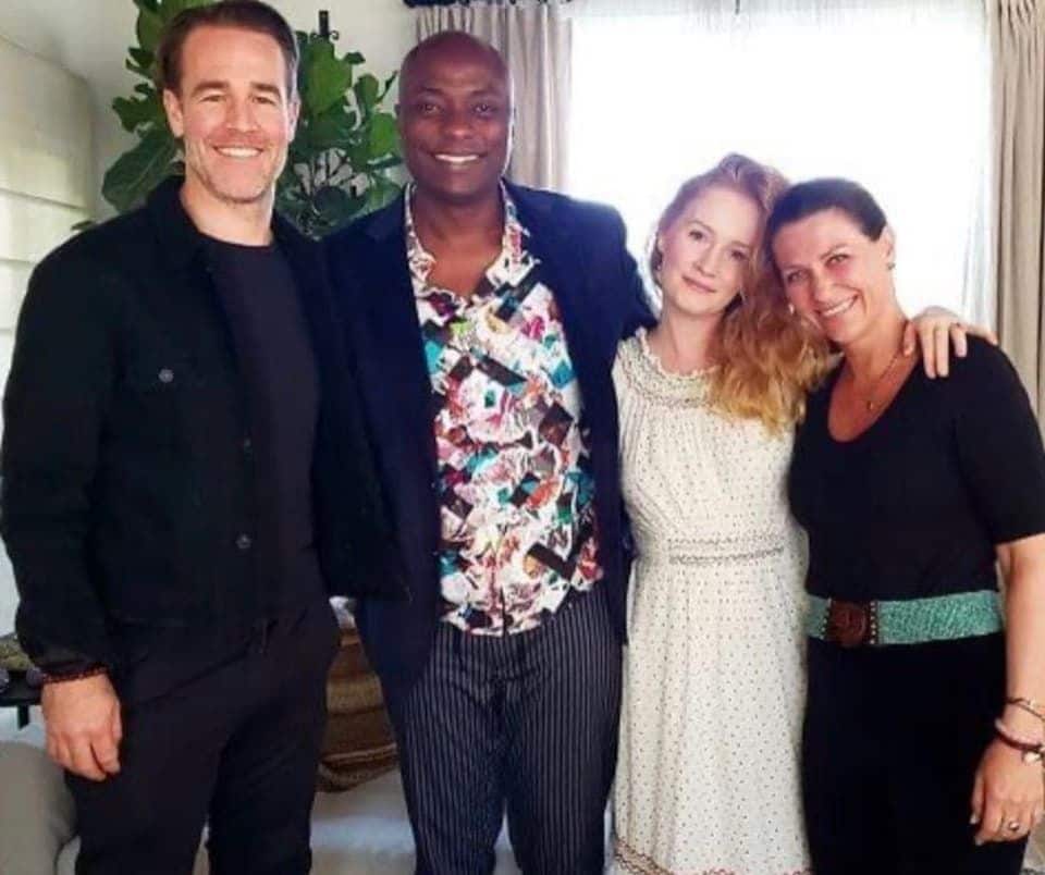 Durek Verret and Princess Märtha Louise of Norway with James Van Der Beek and his wife