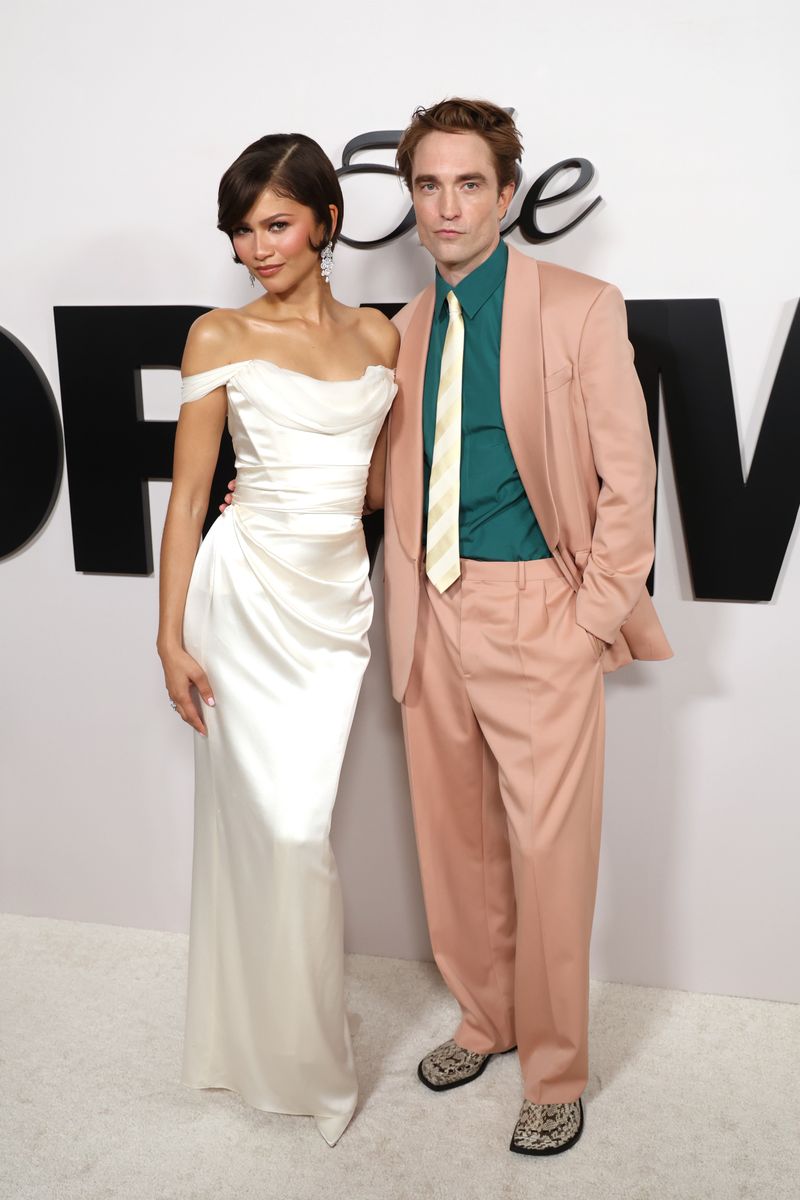 Zendaya and Robert Pattinson attend the Los Angeles premiere of A24's "The Drama"