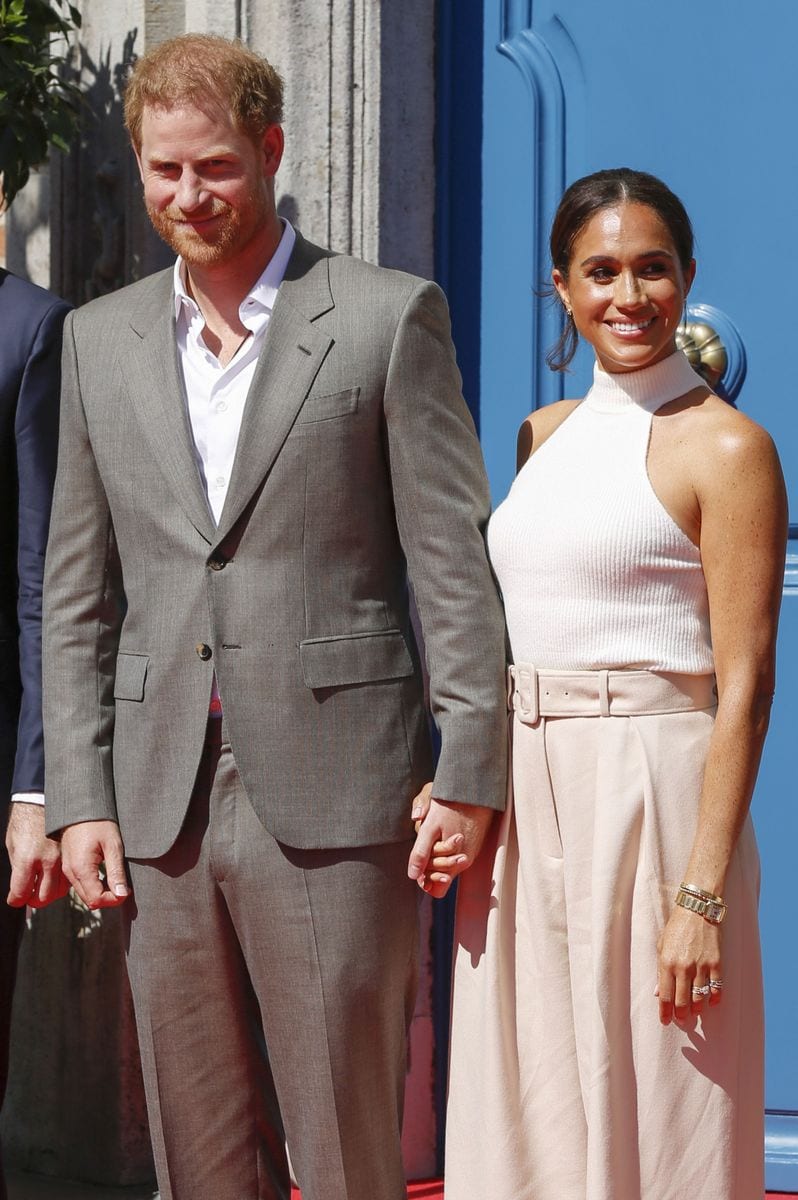 Prince Harry and Duchess Meghan in Dusseldorf