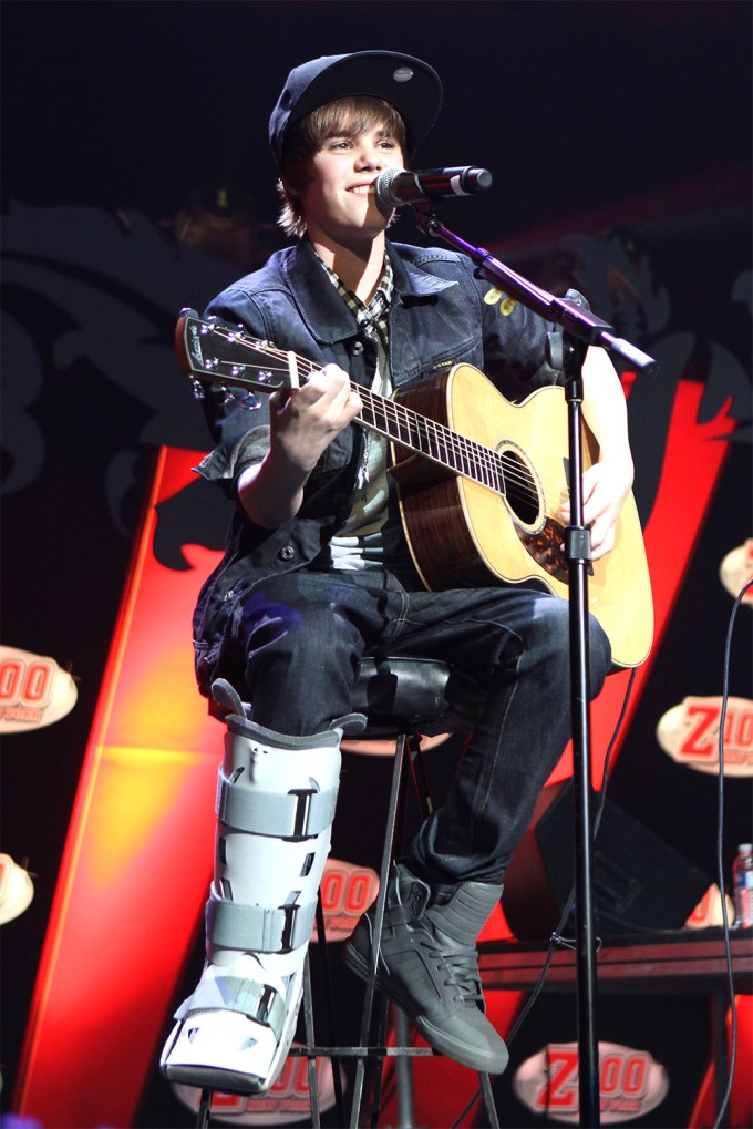 Justin Bieber At Z100 Jingle Ball
