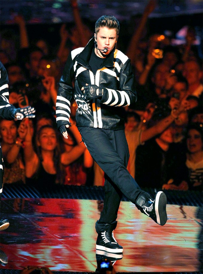 Justin Bieber At The European MTV Awards