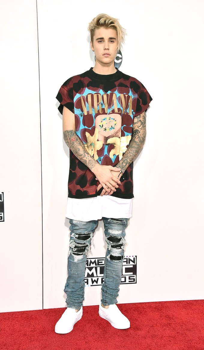 Justin Bieber At The AMAs