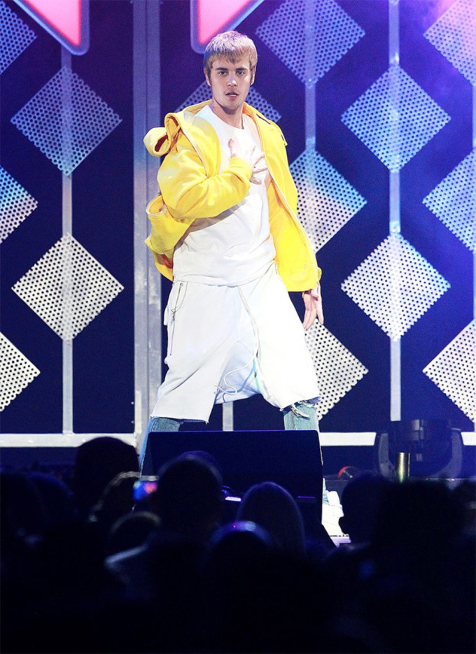 Justin Bieber At The iHeartRadio Jingle Ball