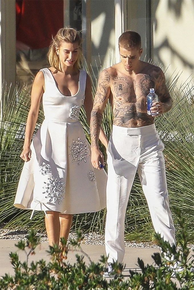 Justin Bieber & Hailey Baldwin In Hollywood