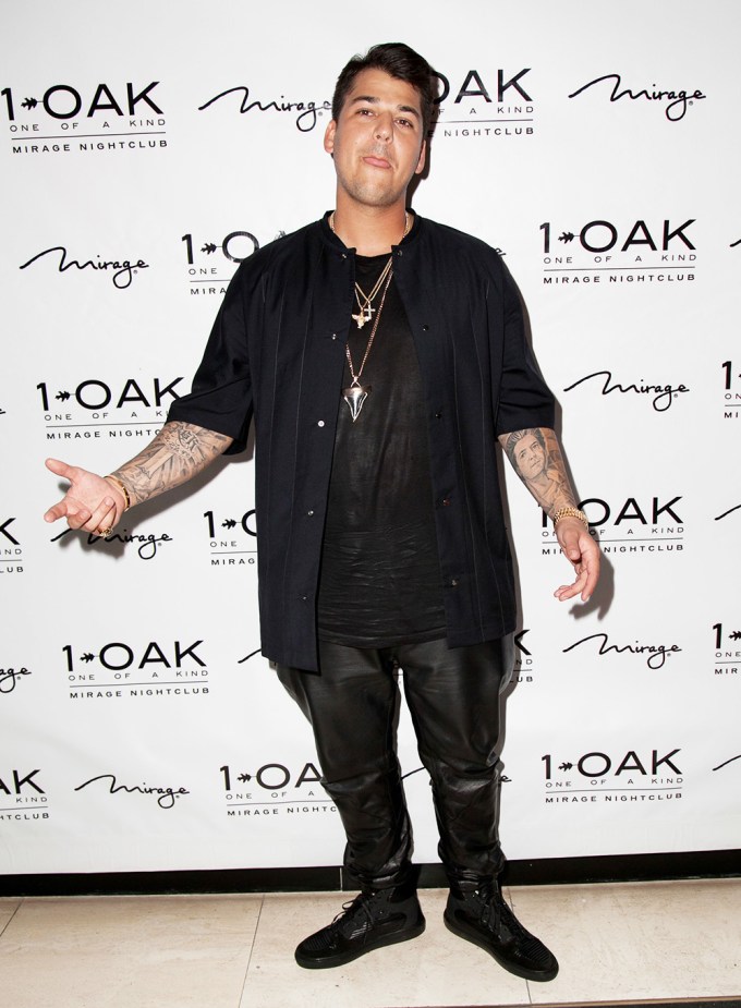 Rob Kardashian At 1 Oak In Las Vegas