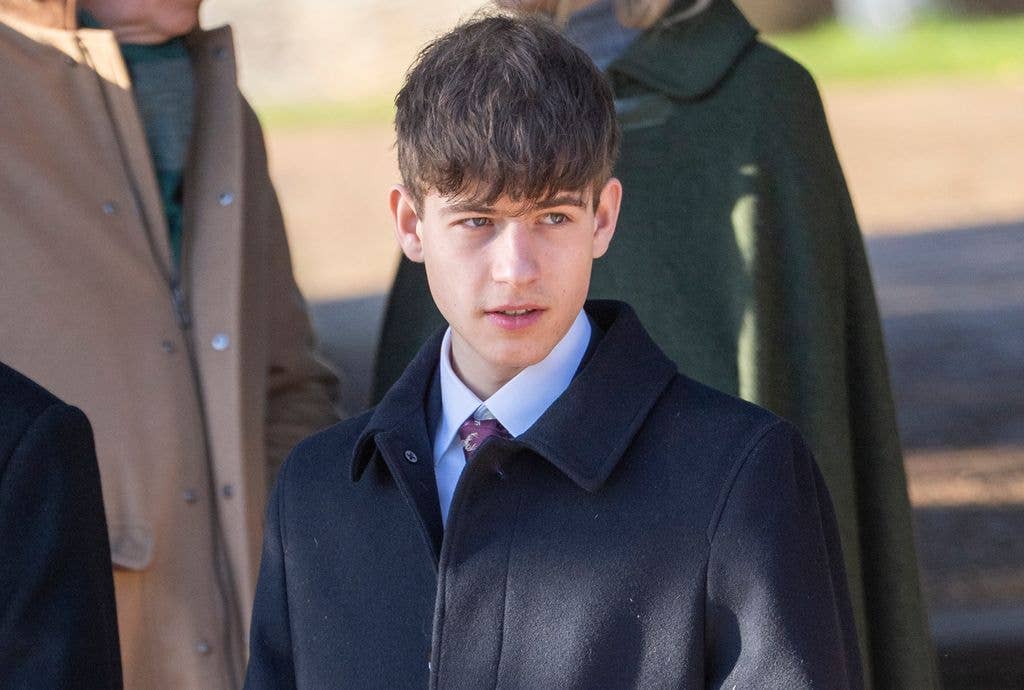 James, Earl of Wessex attends the Christmas Morning Service at St Mary Magdalene Church