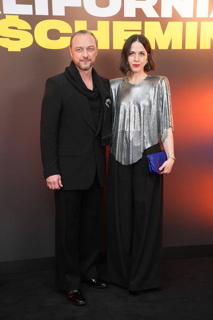 james mcavoy lisa liberati red carpet